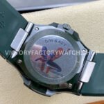 AMG Factory Customer Made Patek Philippe Nautilus PP5711 40mm Ceramics Dark Green Rubber Strap White Dial