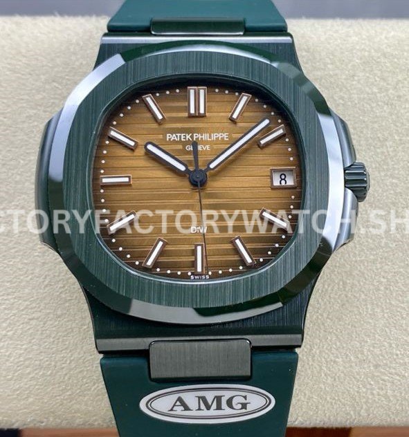AMG PP5711 brown dial ceramic Nautilus 40mm