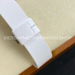 AMG Factory Customer Made Patek Philippe Nautilus PP5711 40mm Ceramics White Rubber Strap Brown Dial