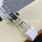 AMG Factory Customer Made Patek Philippe Nautilus PP5711 40mm Ceramics White Rubber Strap Grey Dial