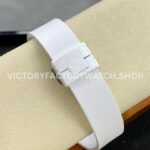 AMG Factory Customer Made Patek Philippe Nautilus PP5711 40mm Ceramics White Rubber Strap Grey Dial