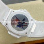 AMG Factory Customer Made Patek Philippe Nautilus PP5711 40mm Ceramics White Rubber Strap Grey Dial