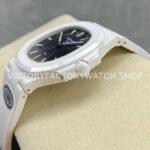 AMG Factory Customer Made Patek Philippe Nautilus PP5711 40mm Ceramics White Rubber Strap Grey Dial