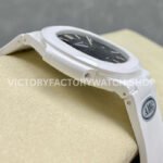 AMG Factory Customer Made Patek Philippe Nautilus PP5711 40mm Ceramics White Rubber Strap Grey Dial