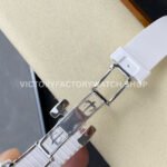 AMG Factory Customer Made Patek Philippe Nautilus PP5711 40mm Ceramics White Rubber Strap Sky Blue Dial