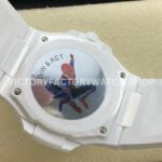 AMG Factory Customer Made Patek Philippe Nautilus PP5711 40mm Ceramics White Rubber Strap Sky Blue Dial