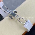 AMG Factory Customer Made Patek Philippe Nautilus PP5711 40mm Ceramics White Rubber Strap White Dial