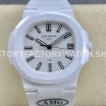 AMG PP5711 white dial white ceramic white strap