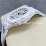 AMG Factory Customer Made Patek Philippe Nautilus PP5711 40mm Ceramics White Rubber Strap White Dial