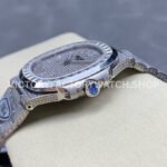 AMG Factory Patek Philippe Nautilus PP5711 40mm Baguette Diamond Bezel White Gold Diamond Baguette Diamond Silver Dial