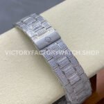 AMG Factory Patek Philippe Nautilus PP5711 40mm Baguette Diamond Bezel White Gold Diamond Baguette Diamond Silver Dial