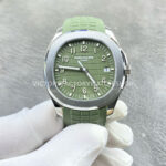 APW Factory Patek Philippe Aquanaut 5168G-010 Green Rubber Strap Arabic Numerals Green Dial (2) APW Patek Philippe Aquanaut 5168G-010 green dial 42mm