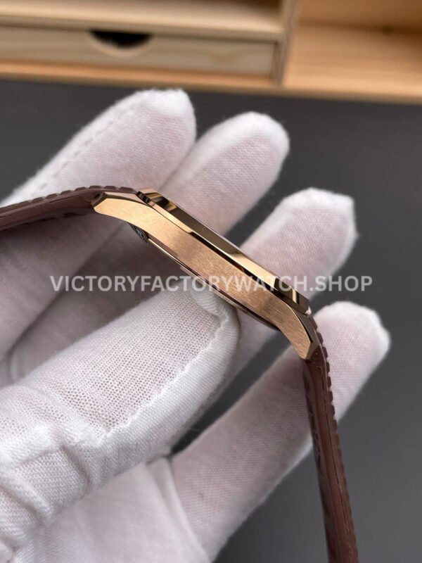 BBF Factory Patek Philippe Aquanaut 40mm 5167R-001 Rose Gold Brown Rubber Strap Brown Dial