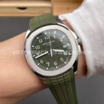 BBF Factory Patek Philippe Aquanaut 40mm 5168G-010 White Gold Rubber Strap Avocado Green Dial