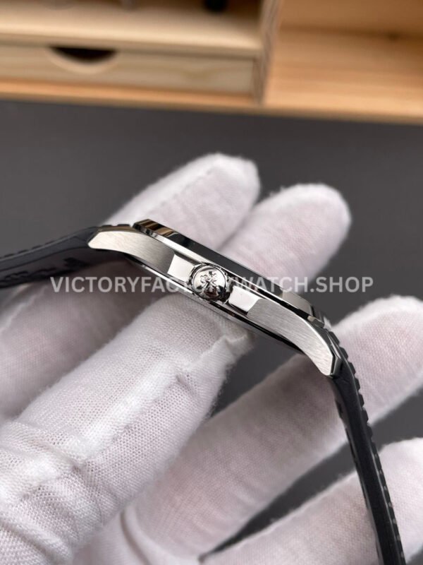 BBF Factory Patek Philippe Aquanaut 5167/1A-001 40mm Black Rubber Strap Arabic Numerals Black Dial