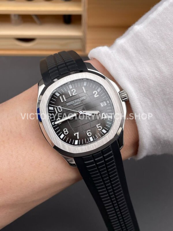 BBF Factory Patek Philippe Aquanaut 5167/1A-001 40mm Black Rubber Strap Arabic Numerals Black Dial
