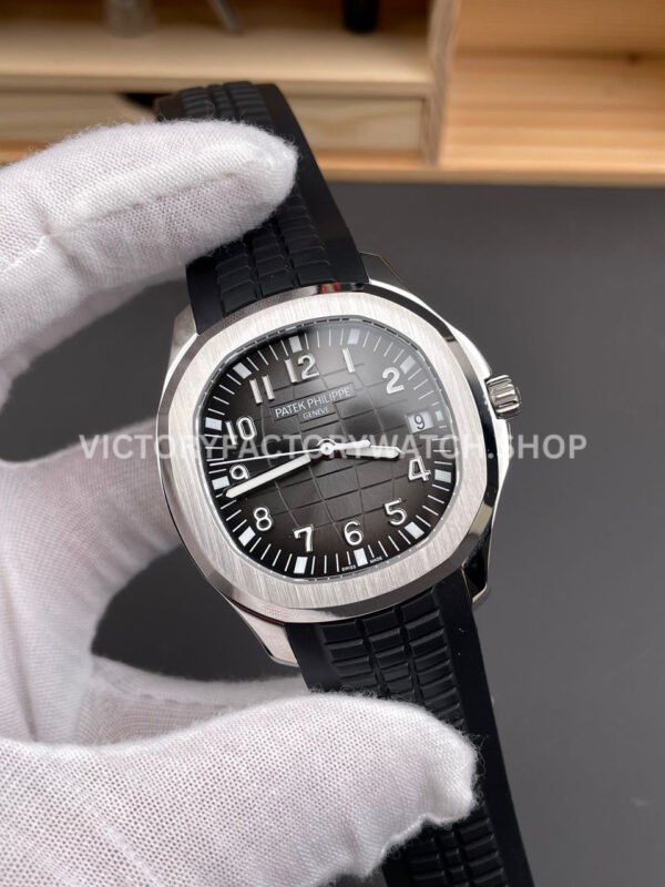 BBF Factory Patek Philippe Aquanaut 5167/1A-001 40mm Black Rubber Strap Arabic Numerals Black Dial