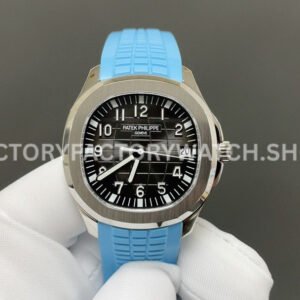 BBF Patek Philippe Aquanaut 5167A black dial blue strap