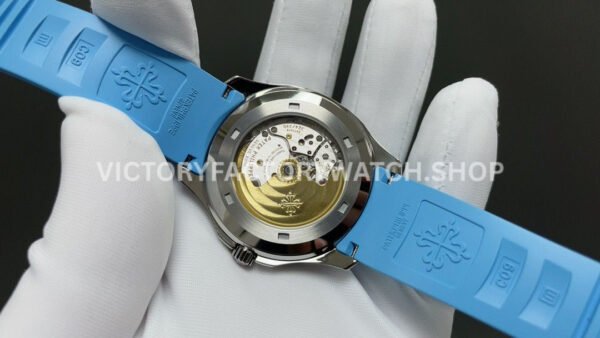 BBF Factory Patek Philippe Aquanaut 51671A-001 40mm Blue Rubber Strap Arabic Numerals Black Dial
