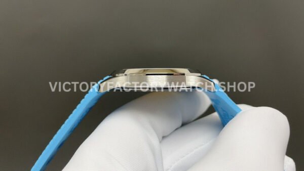 BBF Factory Patek Philippe Aquanaut 51671A-001 40mm Blue Rubber Strap Arabic Numerals Black Dial