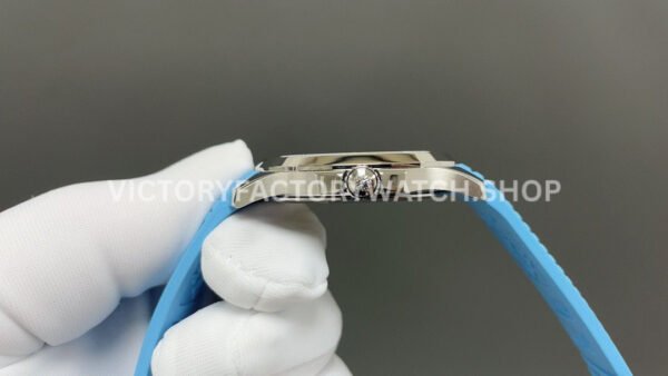 BBF Factory Patek Philippe Aquanaut 51671A-001 40mm Blue Rubber Strap Arabic Numerals Black Dial