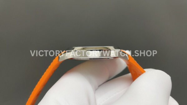 BBF Factory Patek Philippe Aquanaut 51671A-001 40mm Orange Rubber Strap Arabic Numerals Black Dial