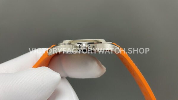 BBF Factory Patek Philippe Aquanaut 51671A-001 40mm Orange Rubber Strap Arabic Numerals Black Dial