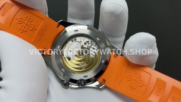 BBF Factory Patek Philippe Aquanaut 51671A-001 40mm Orange Rubber Strap Arabic Numerals Black Dial