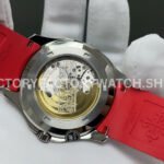 BBF Factory Patek Philippe Aquanaut 5167A-012 40mm Red Rubber Strap Arabic Numerals Black Dial