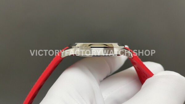 BBF Factory Patek Philippe Aquanaut 5167A-012 40mm Red Rubber Strap Arabic Numerals Black Dial