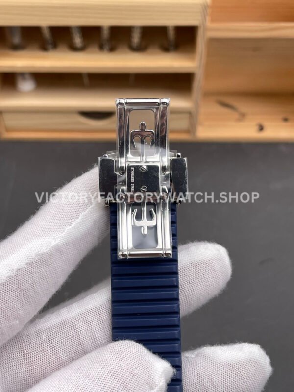 BBF Factory Patek Philippe Aquanaut 5168G-001 40mm Blue Rubber Strap Arabic Numerals Blue Dial