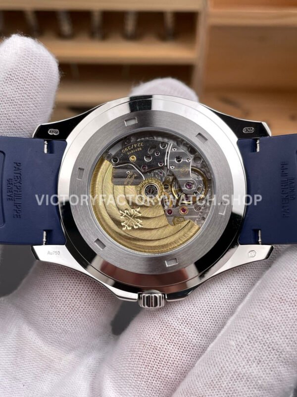 BBF Factory Patek Philippe Aquanaut 5168G-001 40mm Blue Rubber Strap Arabic Numerals Blue Dial