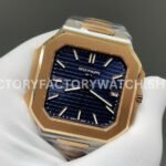 BBF Factory Patek Philippe Cubitus 5821/1AR-001 45mm Half Rose Gold Blue Dial