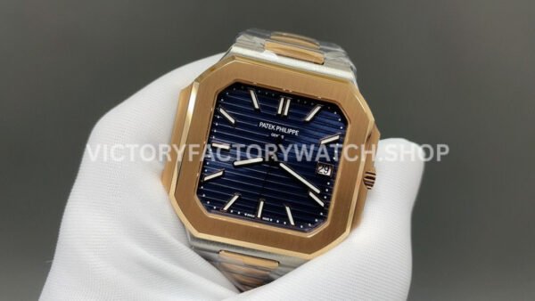BBF Factory Patek Philippe Cubitus 5821/1AR-001 45mm Half Rose Gold Blue Dial
