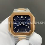 BBF Patek Philippe Cubitus 5821 1AR blue dial half rose gold