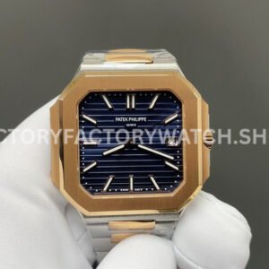 BBF Patek Philippe Cubitus 5821 1AR blue dial half rose gold