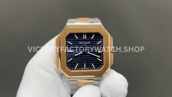 BBF Patek Philippe Cubitus 5821 1AR blue dial half rose gold
