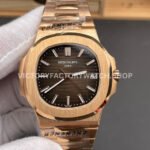 BBF Factory Patek Philippe Nautilus 5711/1R-001 40mm Rose Gold Brown Dial