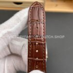 BBF Factory Patek Philippe Nautilus 5711/1R 40mm Rose Gold Brown Leather Strap Black Dial