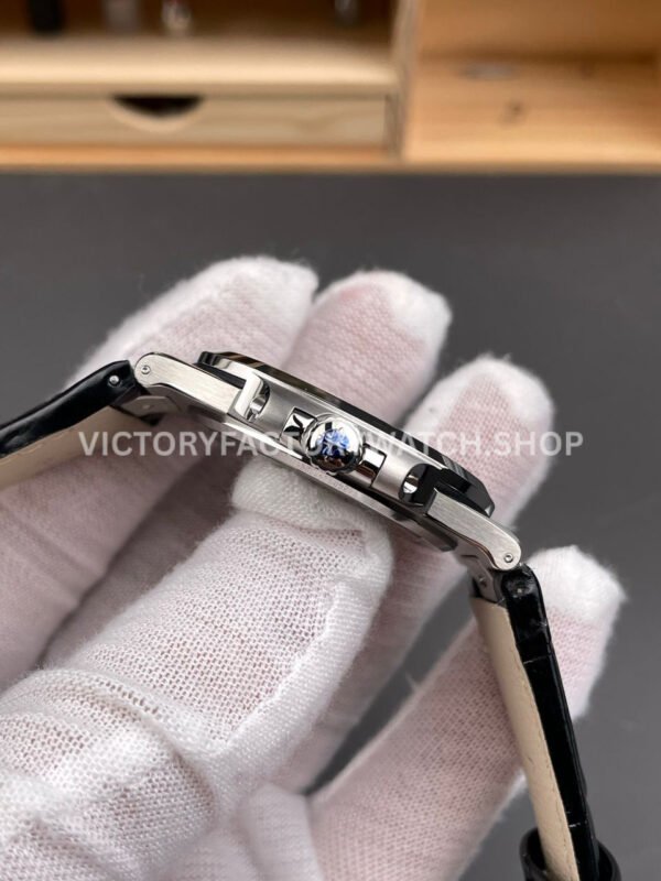 BBF Factory Patek Philippe Nautilus 5711G 40mm Leather Strap Grey Dial