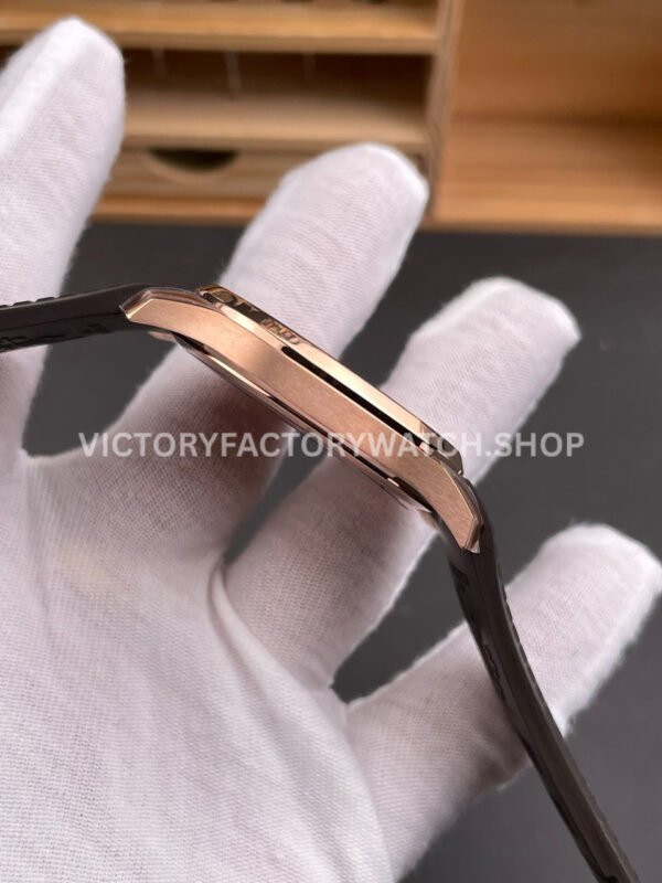 DDF Factory Patek Philippe Aquanaut 40mm 5167R-001 Rose Gold Brown Rubber Strap Brown Dial