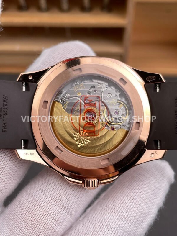 DDF Factory Patek Philippe Aquanaut 40mm 5167R-001 Rose Gold Brown Rubber Strap Brown Dial
