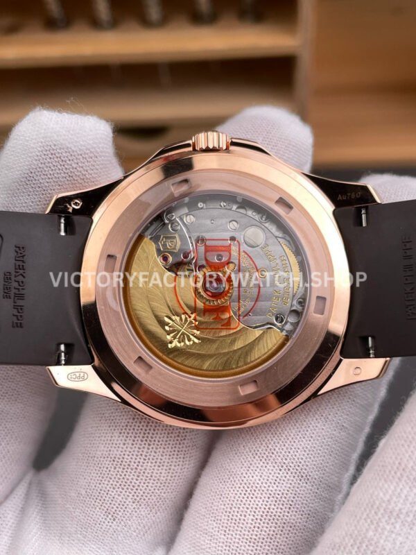 DDF Factory Patek Philippe Aquanaut 40mm 5167R-001 Rose Gold Brown Rubber Strap Brown Dial