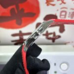 DDF Factory Patek Philippe Aquanaut 5167 40mm Steel Red Rubber Strap Arabic Numerals Black Dial