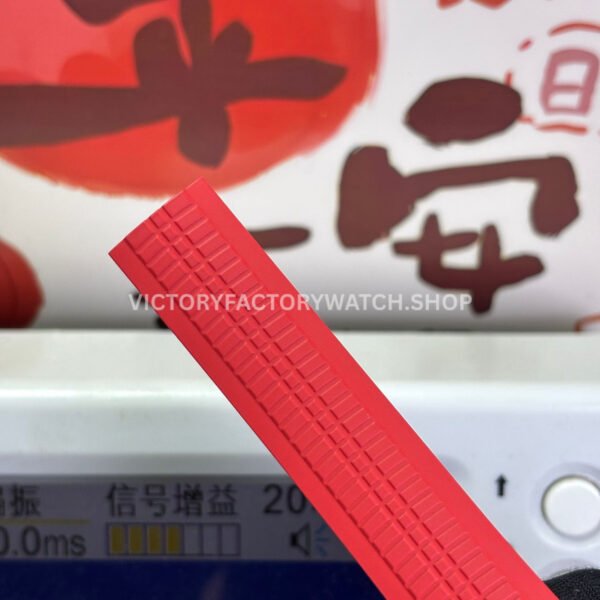DDF Factory Patek Philippe Aquanaut 5167 40mm Steel Red Rubber Strap Arabic Numerals Black Dial