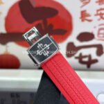 DDF Factory Patek Philippe Aquanaut 5167 40mm Steel Red Rubber Strap Arabic Numerals Black Dial