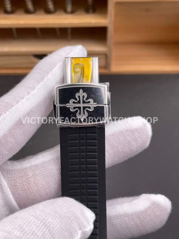 DDF Factory Patek Philippe Aquanaut 5167/1A-001 40mm Steel Black Rubber Strap Arabic Numerals Black Dial