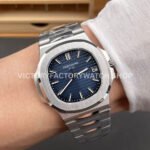 DDF Factory Patek Philippe Nautilus 41mm 5811/1G-001 White Gold Blue Dial