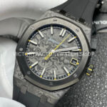 DIW Factory Audemars Piguet Royal Oak 15500 VOIDLINE 41mm Carbon Fiber Orange Line Rubber Strap Black Dial