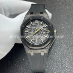 AP 15500 carbon orange accent rubber strap